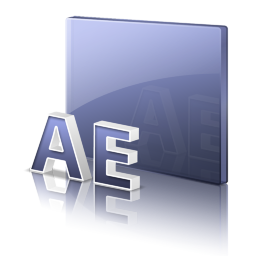 After Effects CS3 Reflets Icon 256x256 png